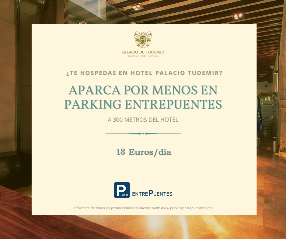 Tarifas Parking para el Hotel Palacio de Tudemur